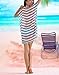 Wander Agio Womens Cover up Bohemia Swimsuit Beach Bikini Coverups Stripe