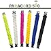 Paracord Bracelet Set for Men and Women (12 Pack) Braid with Top Quality Parachute Cord 550 lbs - 8'' Length - Great Party Favors by Frogsac USA (Solid Colors GIRLS)