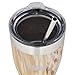 Healthy Human Stainless Steel Tumbler with Straw & Lid | Splash Proof Insulated Travel Cup | Eco-Friendly Coffee Tumblers | Water Cups with Straws Cleaner and Splash Proof Lids (32oz, Willow Oak)