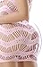 FasiCat Women's Mesh Lingerie Fishnet Babydoll Mini Dress Free Size Bodysuit