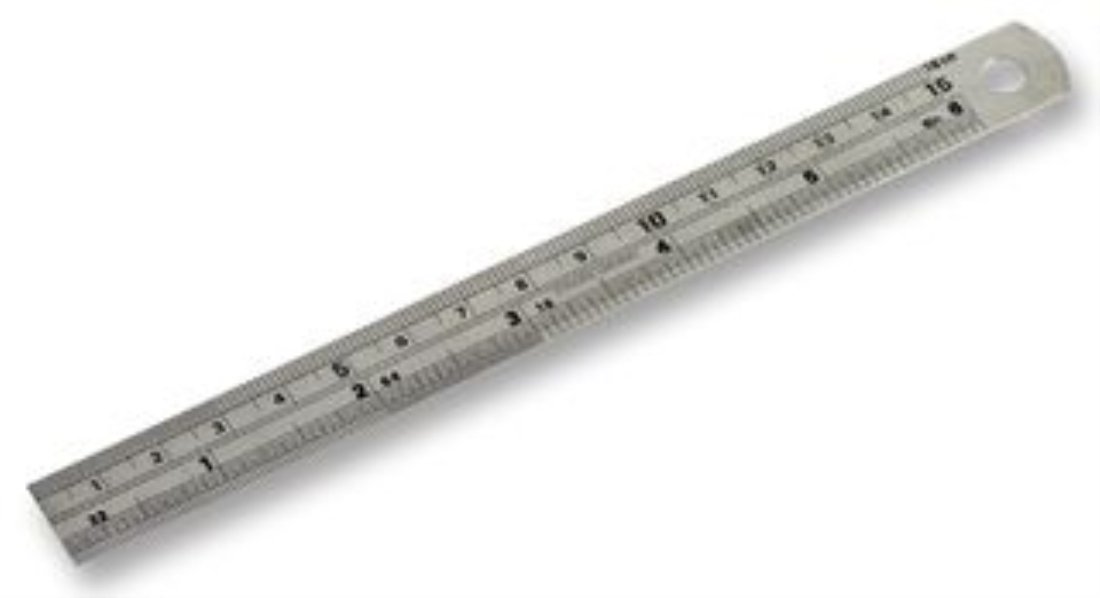 DURATOOL D00245 6" (150mm) Stainless Steel Ruler, Satin