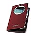 L G Electronics Quick Circle Folio Case for LG G Flex 2 - Retail Packaging - Red/ Burgundy