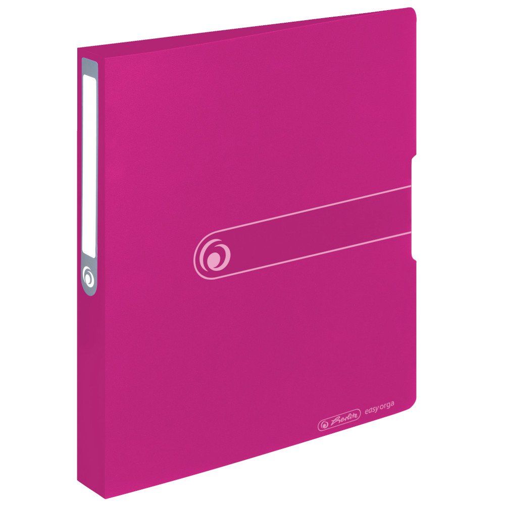 Herlitz 11205788 Ring Binder A4 Polypropylene 2-Ring Combination Mechanism 3.8 cm Spine 25 mm Filling Height Opaque Berry