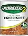 ANCHORSEAL 2 Hybrid Log & Lumber end Grain Sealer - Water-Based Wax & Polymer Prevents up to 90% of end Checking (Drying Splits) on Cut Ends. Green Wood Sealer for Turning Blanks & Bowls. (1 Gallon) primary