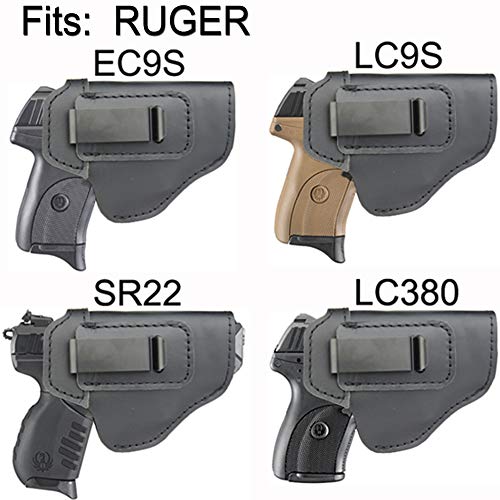 IWB Holster FitsRuger EC9S / LC9S / LC380 / SR22 Inside Waistband