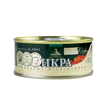 Kaviar - Zarendom Gorbuscha Lachskaviar Klassik 95 g Dose - roter Kaviar - caviar - ????
