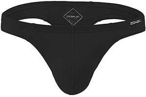 ZONBAILON Mens Thong Underwear Sexy Man Thong Butt-Flaunting Mens G-String T-Back