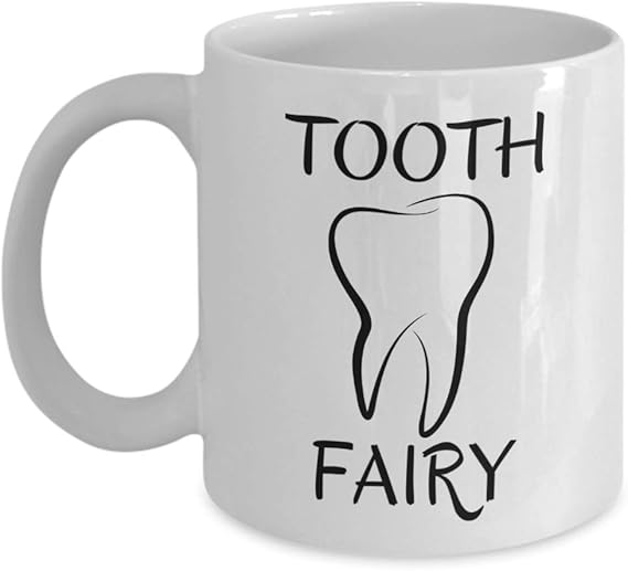 Dentist coffee mug Tooth fairy Funny Stomatology dental