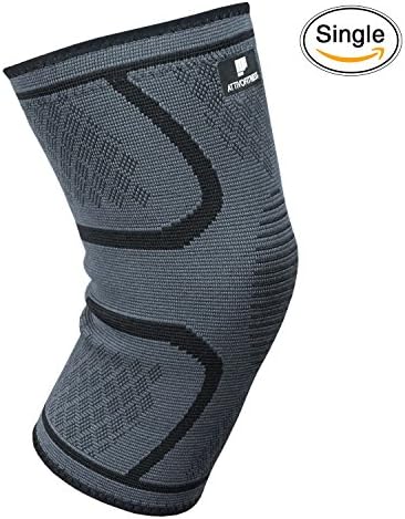 Knee Compression Sleeve for Fitness, Weight Lifting, Sports, Walking - Helps Reduce Knee Pain and Great for Injury Recovery (Medium)