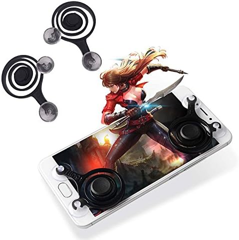 Mobile Game Joystick,Wloomm Cell Phone Video Game Gamepads Tablet Mini Controllers For Phone or Pad (2pcs)