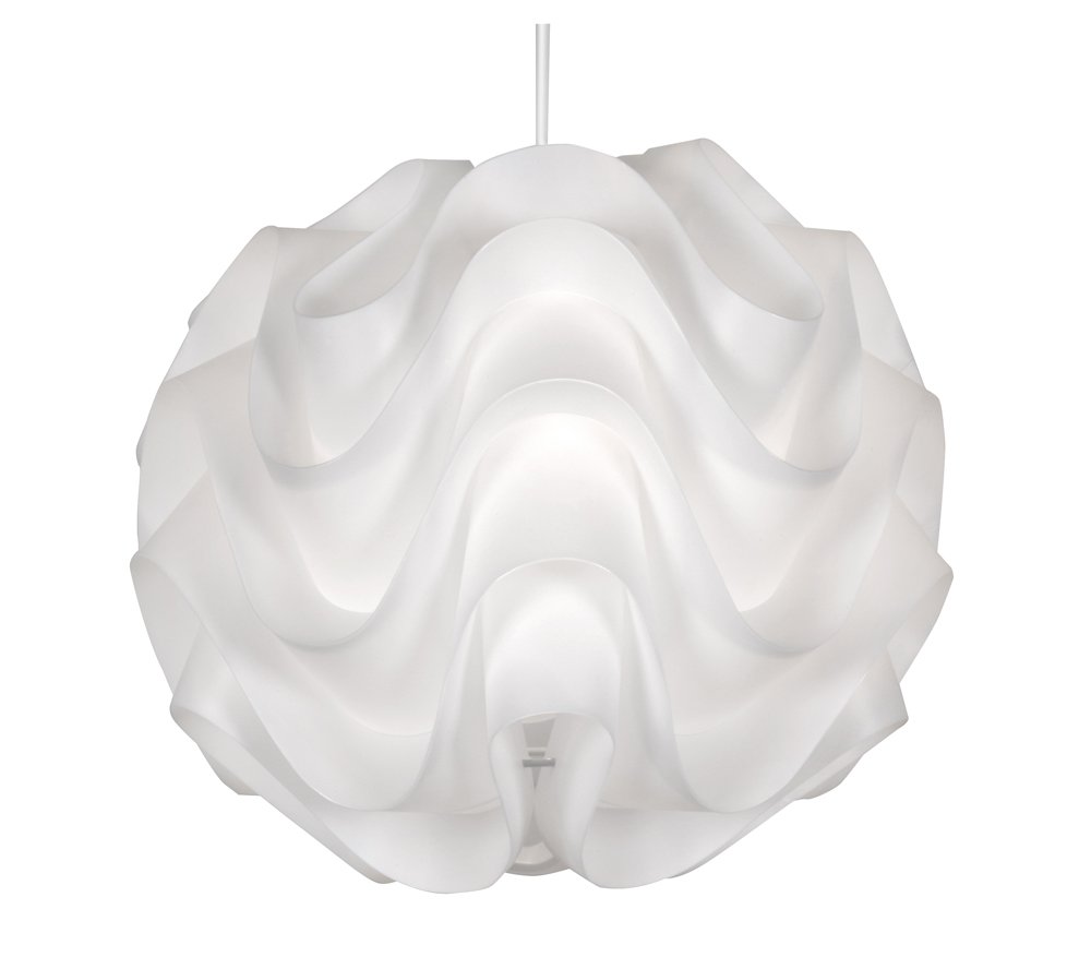 Oaks Lighting Akari Sculptured Pendant Shade, White, 430 WH