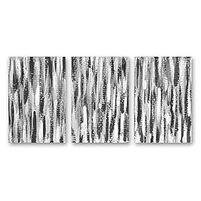 3 Panel Black and White Abstract Pictures Home...