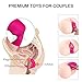 G-spot Clitoral Vibrator Anal Sex Toys with 9 Speeds -Adorime Silicone Waterproof Rechargeable Clitoris Vagina Penis Stimulator Massager Sex Things for Men, Women and Couples thumb 3