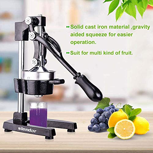 image for Slendor Commercial Citrus Juicer Orange Manual Juice Squeezer Heavy Du
