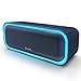 DOSS SoundBox Pro Wireless Bluetooth Speaker, 20W Speaker with Stereo Sound, Enhanced Bass, Stereo Pairing, Multiple LED Light, Long-Lasting Battery Life for Home, Backyard, Outdoors, Travel