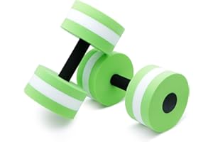OSMOFUZE Aquatic Exercise Dumbbells - Set of 2 for Water Aerobics Fitness and Pool Exercises