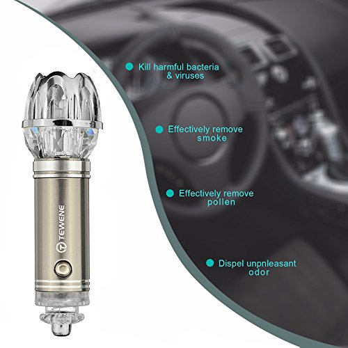 air vape purifier smoke and Car Ionizer Odor Generator Purifier TEWENE Ozone Air