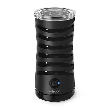 Miroco Milchaufschäumer Elektrisch Automatischer Edelstahl Milchschäumer, Leiser, Strix-Steuerung, Antihaftbeschichtung, Erhi