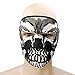 Graphic Style Skull Black Neoprene Adjustable 2 in 1 Reversible Full Face Mask Motorcycle Snowboard Ski