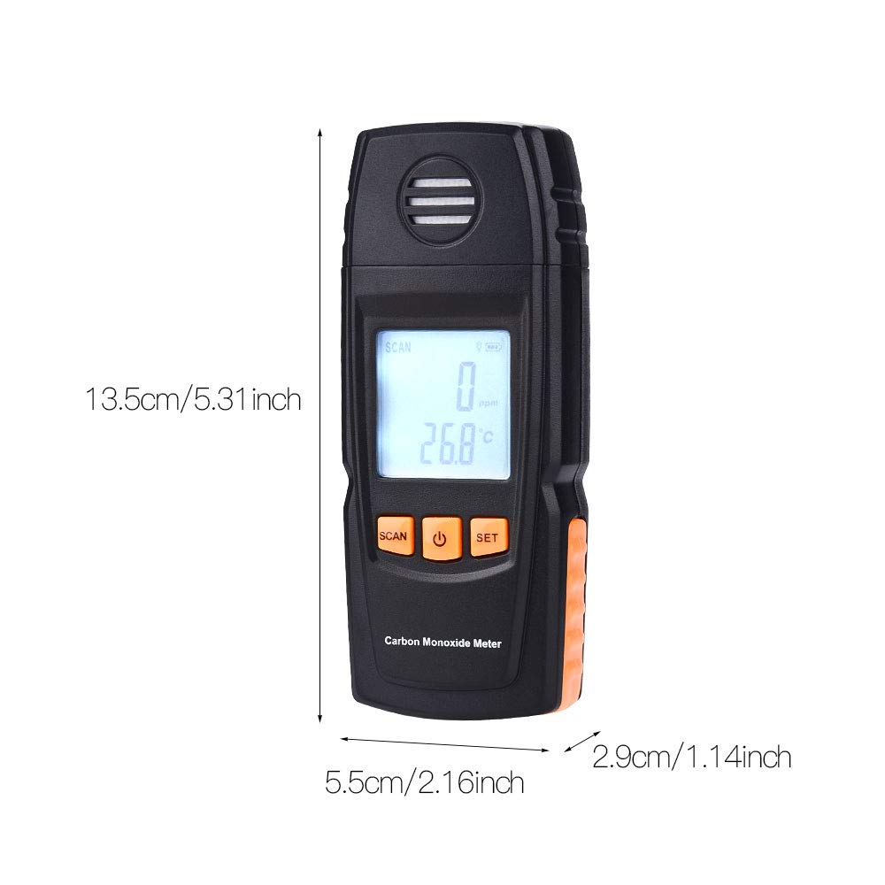 Amazon 一酸化炭素 チェッカー 測定器 Co 検知 ガス 測定 災害 中毒対策 バックライト 高精度 作業用 ブラック Ckeyin 産業 研究開発用品 産業 研究開発用品 通販