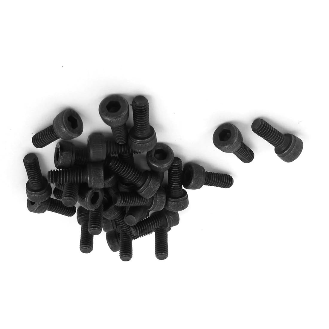 MACHSWON M4x10mm Hex Socket Head Cap Screws Bolts Full Thread 12.9 Grade Alloy Steel Black Oxide Finish Allen Socket Drive Machine Screws 50Pcs — image 1