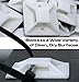 Super-Adhesive X-Large Cable Tie Mounts 100 Pack For Fast, Frustration-Free Wire Management. Anchor These Zip Tie Bases Tools-Free With Sticky Backs Or Use Screw-Holes For Permanent Hold