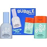 Bubble Skincare Drink Up Duo Dewy Skin Care Set - Travel Size Gift Set Includes Water Slide Hyaluronic Acid Serum & Slam Dunk Face Moisturizer - Promotes Healthy, Hydrated Skin (2 Count)