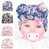 Sunward(TM) Newborn Baby Flower Bowknot Hospital Hat