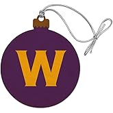 GRAPHICS & MORE Williams College Primary Logo Wood Christmas Tree Holiday Ornament