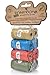 Greenbone BioBase Pet Poop Bags - 8 Rolls, 96 Bags - 13 Inch x 9 Inch