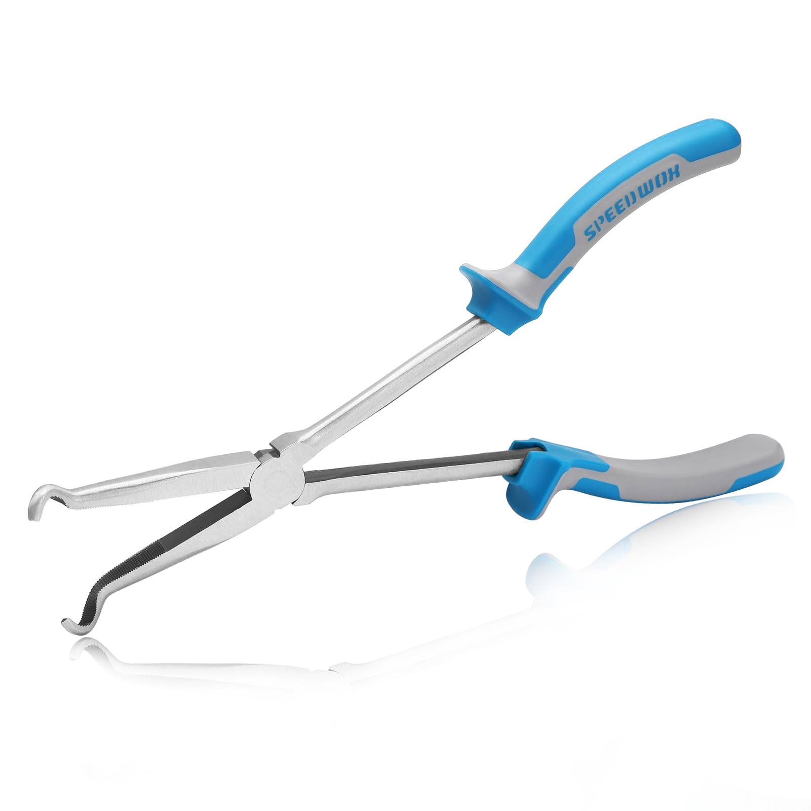 SPEEDWOX Long Reach Hose Grip Pliers 11 Inch Long Reach Ring Nose Plers Spark Plug Removal Pliers Spark Plug Wires Spark Plug Gap Tool Hose Clamp Pliers Automotive Tools Hose Pliers Hose Clamp Tool