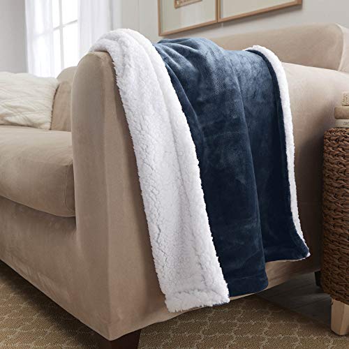 Genteele Sherpa Blanket 50 x 60 Inch Fuzzy, Super Soft Throw Blankets
