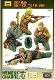 German Sniper team 4 fig WWII 1/35 Zvezda 3595