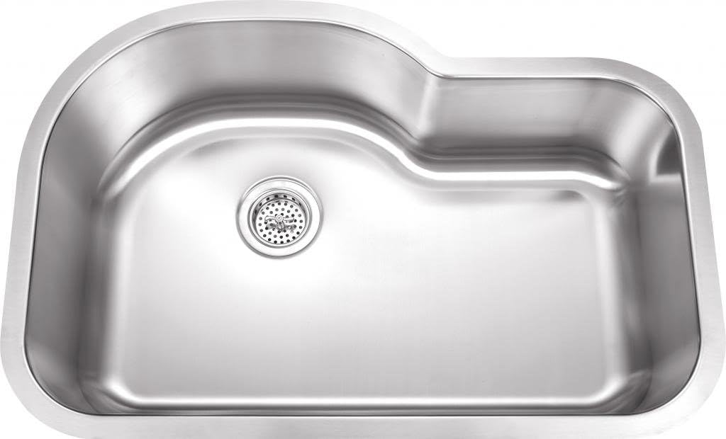 Wells 32-inch 18-gauge Undermount Single Bowl Stainless Steel Kitchen Sink