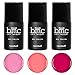 BMC Pink Colored Cream Speed Gel Lacquer Polish Set - Pink Paradise Collection