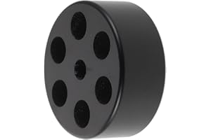 Homoyoyo Record Weight Turntable Stabilizer Vinyl Disc Clamp Black Aluminum Alloy for Warped Records Dj