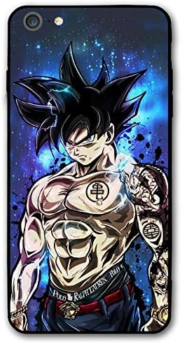 iPhone 6 Plus Case iPhone 6s Plus Case 5.5" Soft Rubber Frame and Hard PC Back Cover Cases (Dragon-Ball-z)