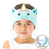 CozyPhones Kids Headphones Volume Limited with Ultra-Thin Speakers & Super Soft Fleece Headband - Perfect Toddlers & Children