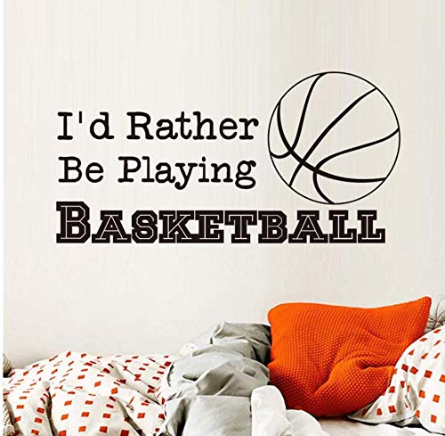 Wall Decals For Kidsprefiero Jugar Baloncesto Vinilo ...