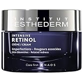 Institut Esthederm Intensive Retinol Cream, Aging Face Cream for Wrinkles and Uneven Skin Texture, Face and Neck