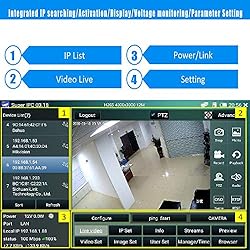 CCTV Camera Tester-Support up to 6K IP Camera and