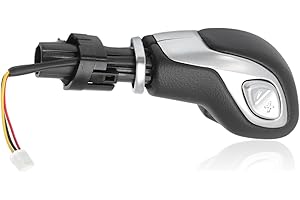 AUROLYNNE Automatic Gear Shift Knob Handle with Button Fits for Fusion Escape 2013-2016 Transit 15-20 Gear Shifter Lever Selector Matte Replaces DG9Z-7213-EA