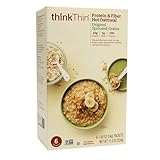 thinkThin Protein & Fiber Hot Oatmeal, Original Sprouted Grains