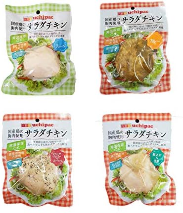 Amazon サラダチキン4種類12食セット レトルト 無添加 Uchipac 常温ロングライフ国産鶏肉 保存料不使用 Earthink 鶏肉 通販