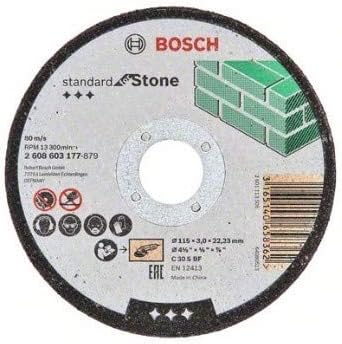Bosch 1x PRO Stone Longlife Cutting Disc for Small Angle Grinder and Bore 22.23 mm (for Hollow brick building block Marble - Image 3