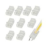 Biantie La 2-Pin 8mm COB Strip to Wire Connector