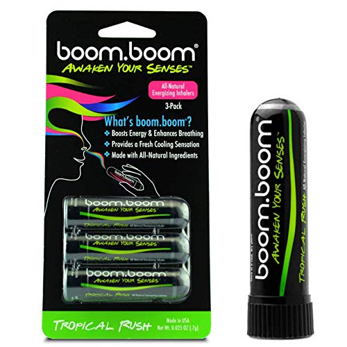 Aromatherapy Nasal Inhaler (3 Pack) by BoomBoom Boosts Focus