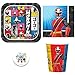 Power Rangers Ninja Steel Deluxe MEGA Birthday Party Supply Pack For 16 With Dessert Plates, Napkins, Cups, Tablecover, Candle, Scene Setter, Cutlery, and Exclusive Pin By Another Dream!
