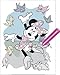 Disney's Characters Magic Pen Painting Activity Books, Set for Girls with ZIPPER BAG. Includes: Sisters Forever Frozen, Princess Happily Ever After and Enchanted Stable, Minnie Moments coloring books.