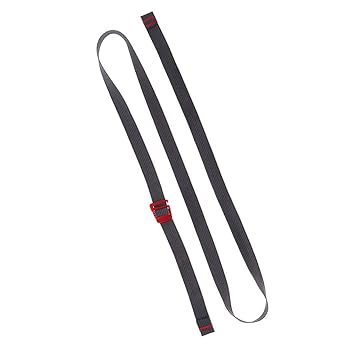 Prettyia Multifunction Black Hook Loop Fastening Strap for Bundling Luggage, Tents, Backpacks